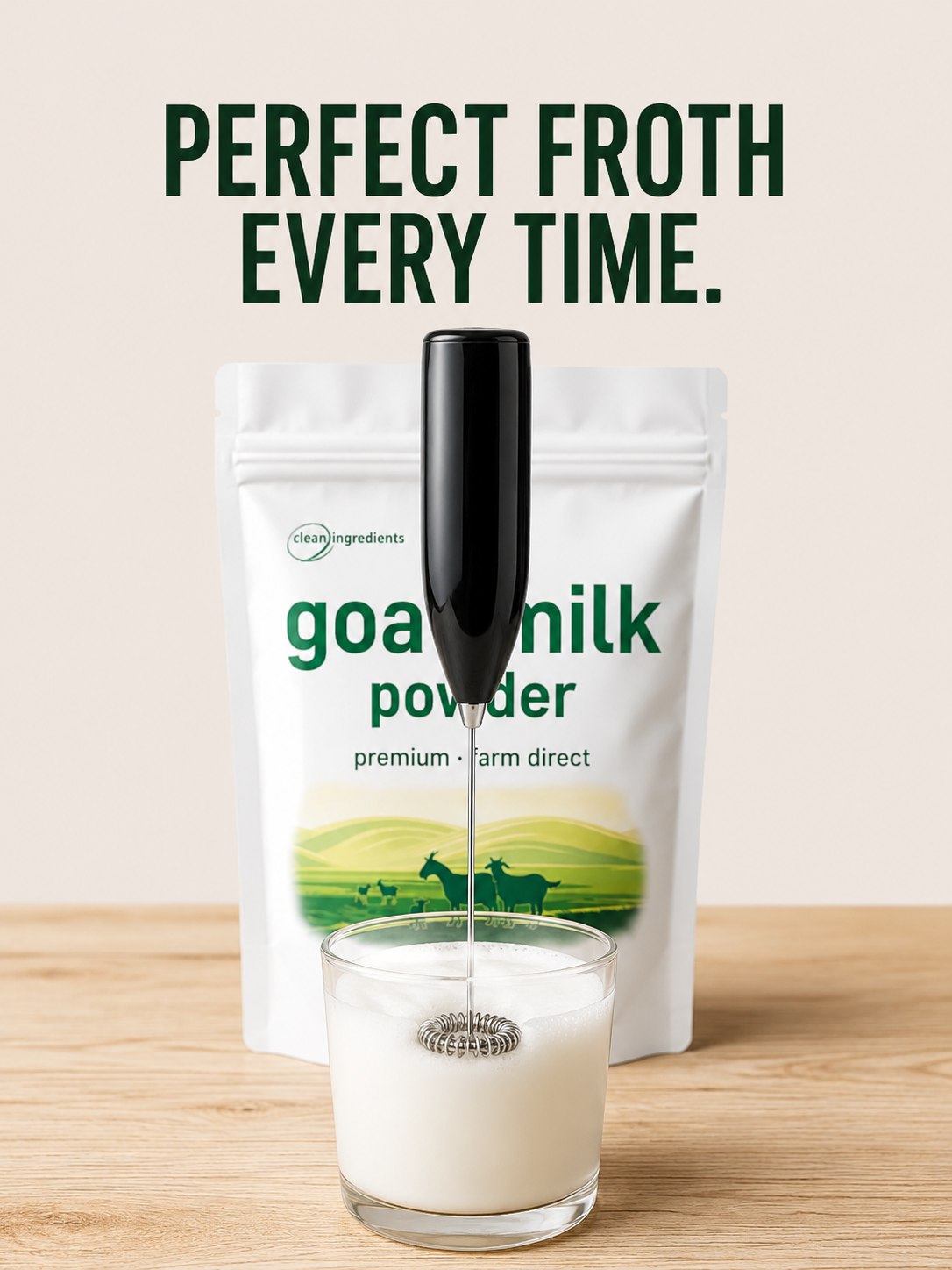 Espumador de leche eléctrico